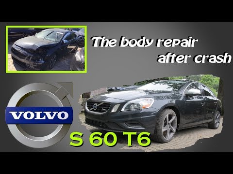 Volvo S 60. The front end repair. Ремонт переда.