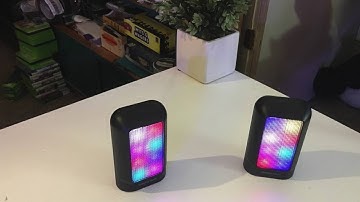 Sharper Image Sound-Responsive Bluetooth Speakers