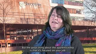 Apprenticeship video case studies Clare Featherstone