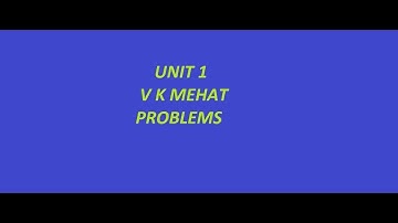 V K MEHTA PROBLEMS