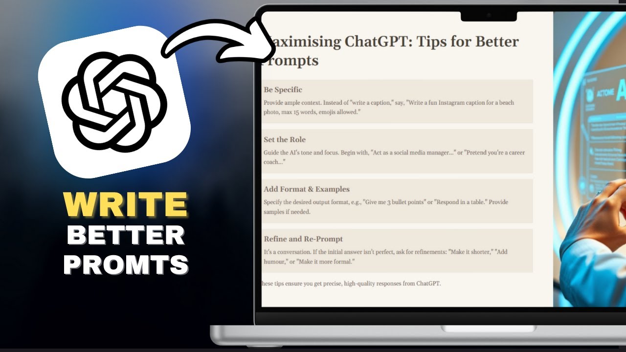 How to Write Better Prompts for ChatGPT in SECONDS! - YouTube