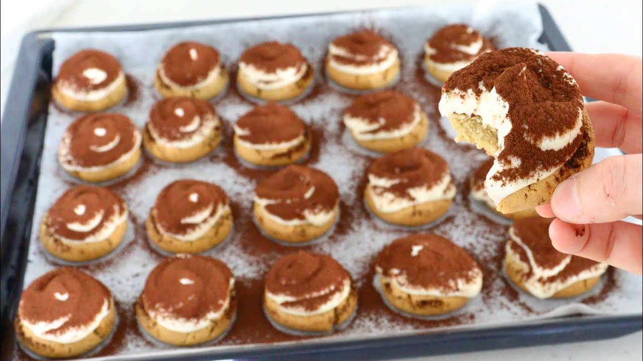 BİR Tepsi Yetmiyor! TİRAMİSU KURABİYESİ ÇILGIN Kadar İSTENİYOR