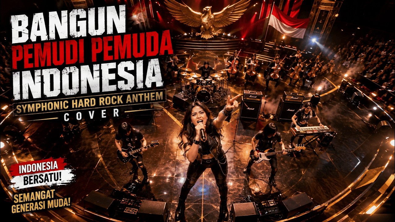 Bangun Pemudi Pemuda Indonesia |  Symphonic Hard Rock Anthem | Epic Rock Cover