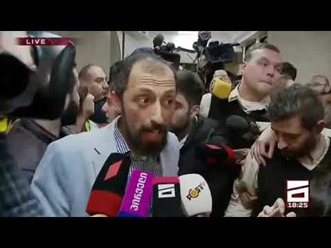 მაქარაშვილი: \"დგანან იქ და მოწმეებს ამუშავებენ\"-ხმაური სასამართლოში