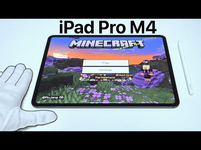 $2600 iPad Pro M4 Unboxing - Best Tablet for Gaming? (M4 vs M1 Gaming Test) class=