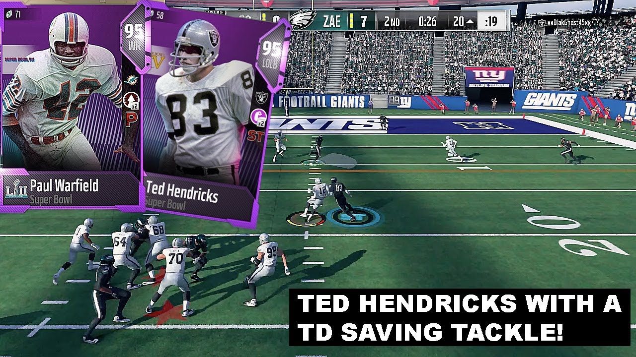 SUPER BOWL PAUL WARFIELD AND TED HENDRICKS ARE THE NEW PICK UPS!  Madden 18 Ultimate Team Gameplay