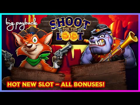 ALL BONUSES on Shoot For the Loot Sheriff Slots!