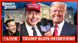 LIVE Right Now: President Trump with Elon Musk EXCLUSIVE Interview from The White House, Libs RAGE🍿