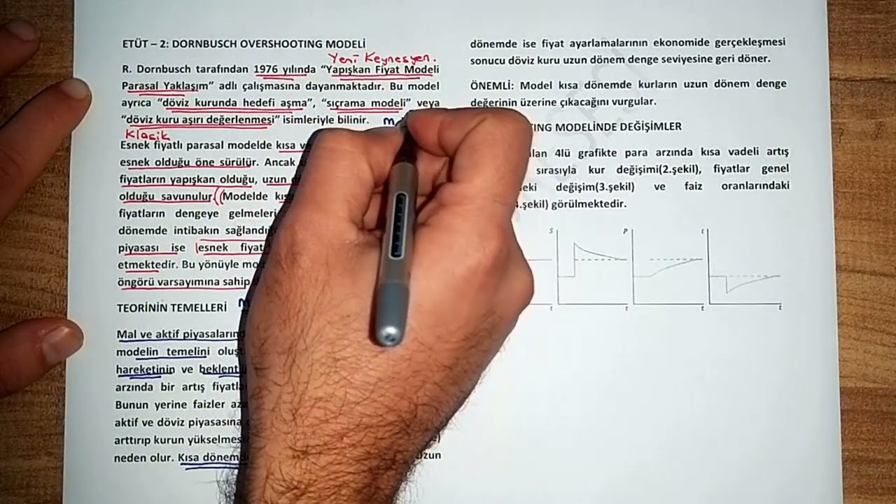 66) ETÜT - 2: DORNBUSCH OVERSHOOTING MODELİ