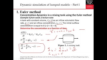Process Modelling and Optimisation Week 5 lecture part 2