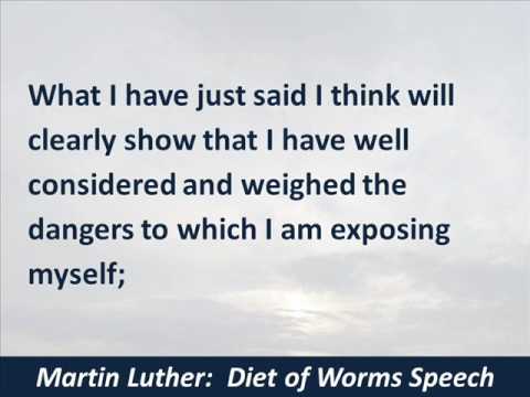 martin luther diet of worms 1521
