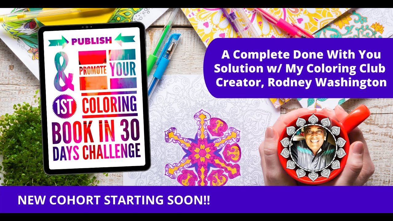 Get A Salable Coloring Book Idea Mini Workshop