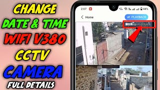 How To Change Date and Time In Wifi V380 Pro Cctv Camera | Set Date v380 Camera