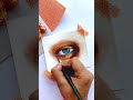 Realistic Eye Painting | Gouache Color Artwork | #shorts #youtubeshorts