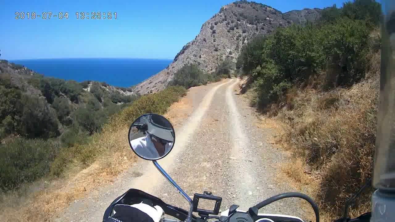 motorcycles for sale at Mirsini's valley towards Castellas