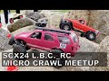 SCX24 SOCAL MEETUP @l.b.c_rc MICRO CRAWL MEETUP