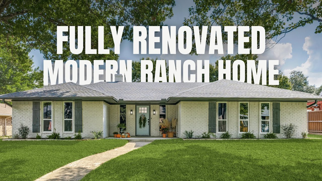 Inside a Fully Renovated Modern Ranch-Style Home in Plano TX!