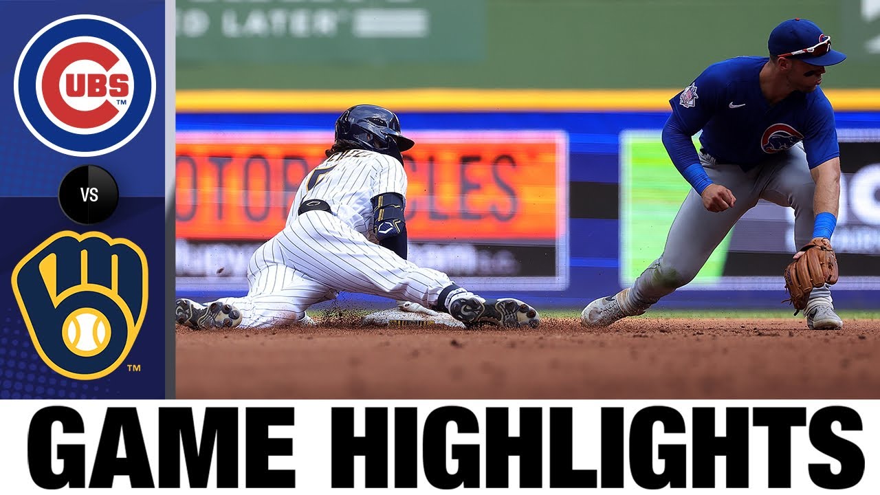 Cubs vs. Brewers Game Highlights (8/28/22) MLB Highlights YouTube