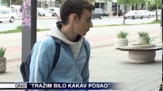 TV KANAL9, NOVI SAD: Mladić traži bilo kakav posao