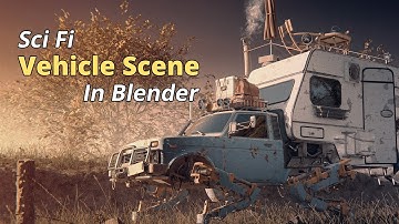 How to Create a Sci Fi Vehicle Scene in Blender 3D