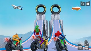 Superhero Stuntman Bike Game #racegames #racing #bike #bikerace #bikestunt screenshot 2