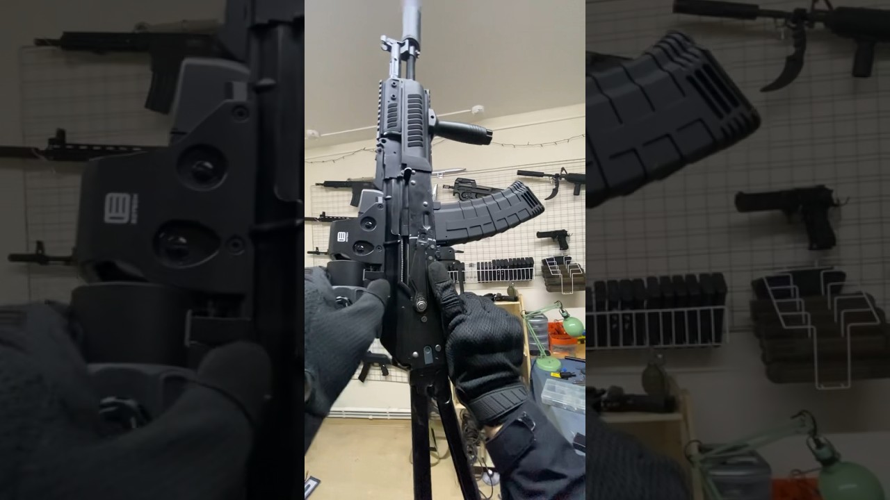 Ак105 / 104 Cyma автомат в тактическом обвесе 