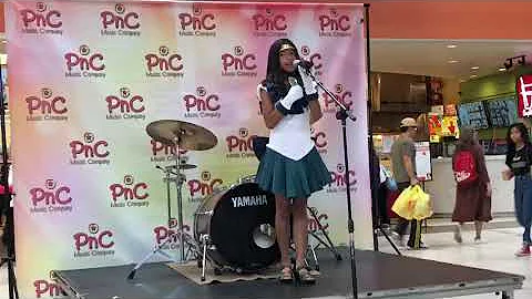 Angela Rosales sings On My Own