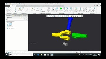 Pro e/ Creo/ Knuckle joint explode/CAd Modeling