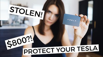 What happened after my Tesla Keycard got STOLEN!