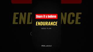 What is Endurance?? #jesus #growyourfaith #trending #supportmychannel #christianreels #jesusisalive