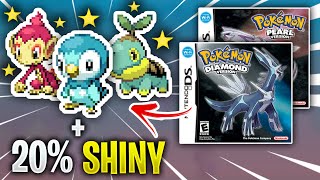 Get ANY SHINY Starter and EASY SHINIES in Pokemon Diamond/Pearl (Cute Charm Glitch)