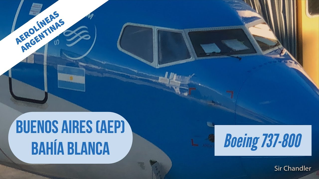 Buenos Aires Bahía Blanca - Aerolíneas Argentinas - YouTube