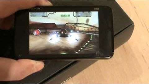 NitDroid Froyo - accelerometer demo (Speed Forge 3D)