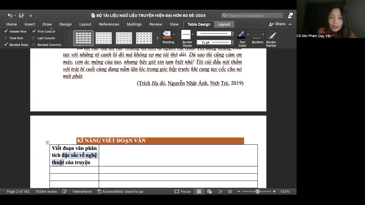 Viết đoạn phân tích đặc sắc nghệ thuật truyện ngắn (Hạ đỏ- Nguyễn Nhật Ánh)