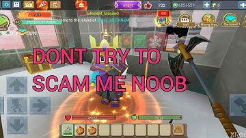 TROLLING NOOB SCAMMER TO SKYBLOCK BLOCKMAN GO | RAPPY PRO BG MATTSUN BG