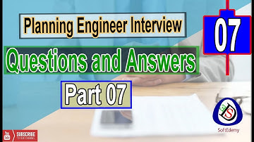 Planning Engineer Interview Questions and Answers Part 07 | Interview tips | Guidelines | planners