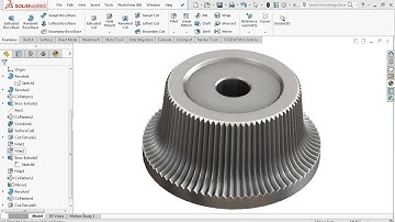 Knob Modeling - SolidWorks Tutorial