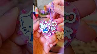 DIY Hello Kitty Cute Keychain Gift Idea 🥰💗 #diycrafts