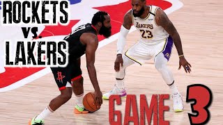 Lakers vs. Rockets | game 3 | 4th quarter highlights | 2020 playoffs