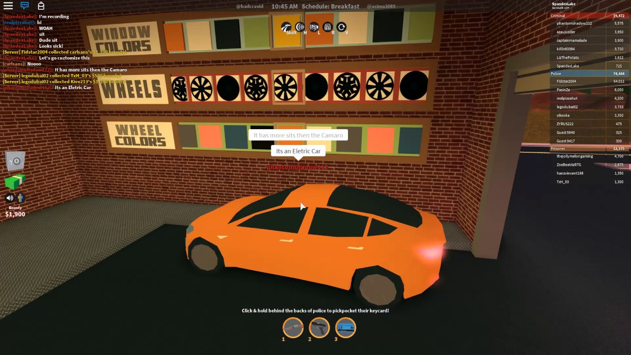 all jailbreak cars roblox