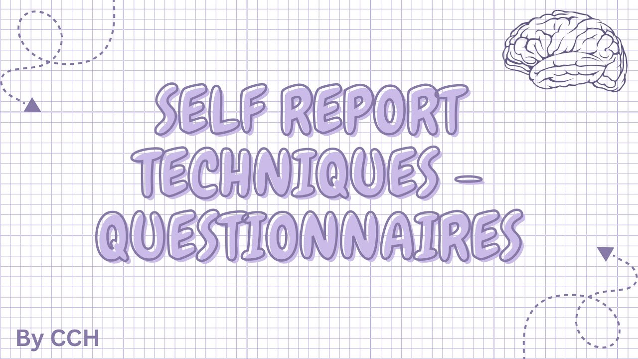 AQA ALEVEL PSYCHOLOGY - Research Methods: Self Report Techniques - YouTube