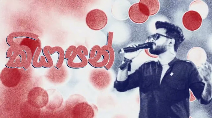 Kiyaapan - Anushka Udana Ft. Chamath & Yasho Wasthi Productions..