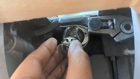 How to load a bobbin into Jack F4 industrial sewing machine for beginners