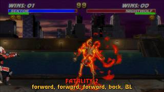 Sektor All Fatalities, Animality, Friendship & Babality Tutorial - UMK3 & MK Trilogy