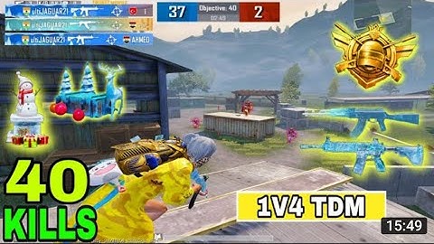 40 KILLS!! WORLD RECORD IN TDM 😱 | JAGUAR PUBG SAMSUNG,A3,A5,A6,A7,J2,J5,J7,S5,S6,S7,59,A10,A20,A30