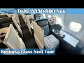 Delta One Suite A330-900neo Business Class Tour ✈️