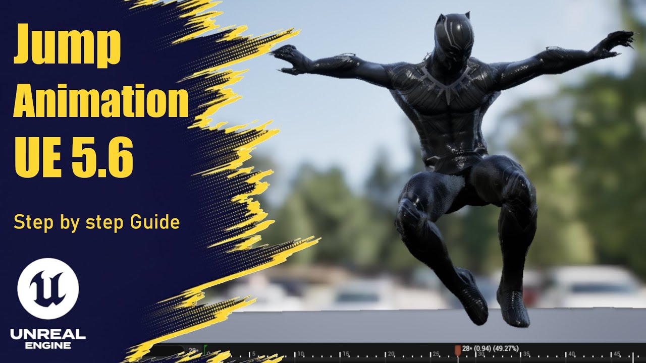 How to Animate Character Jumps in Unreal Engine 5.6 - YouTube