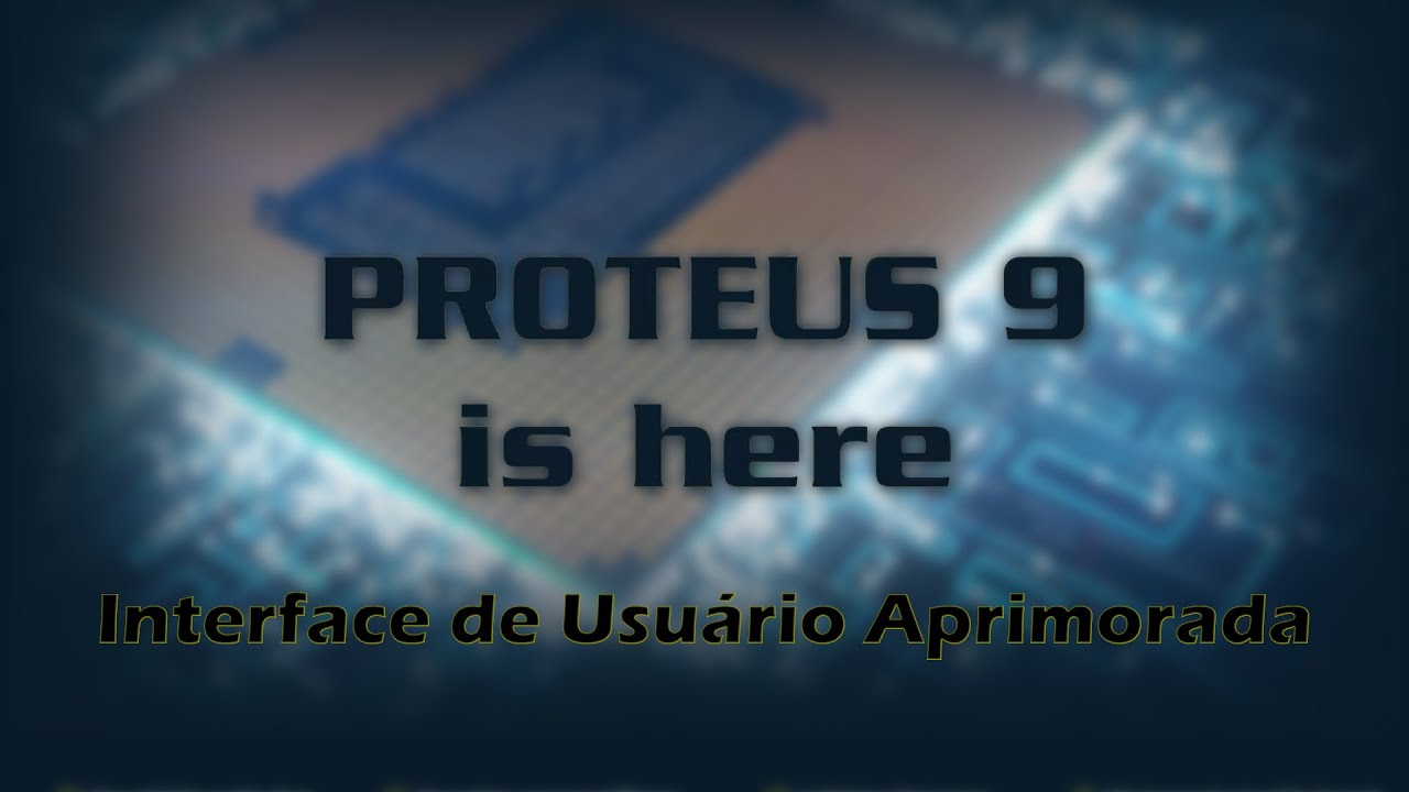 A nova versão do Proteus 9, traz uma Interface de Usuário Aprimorada. Escolha o seu Tema.