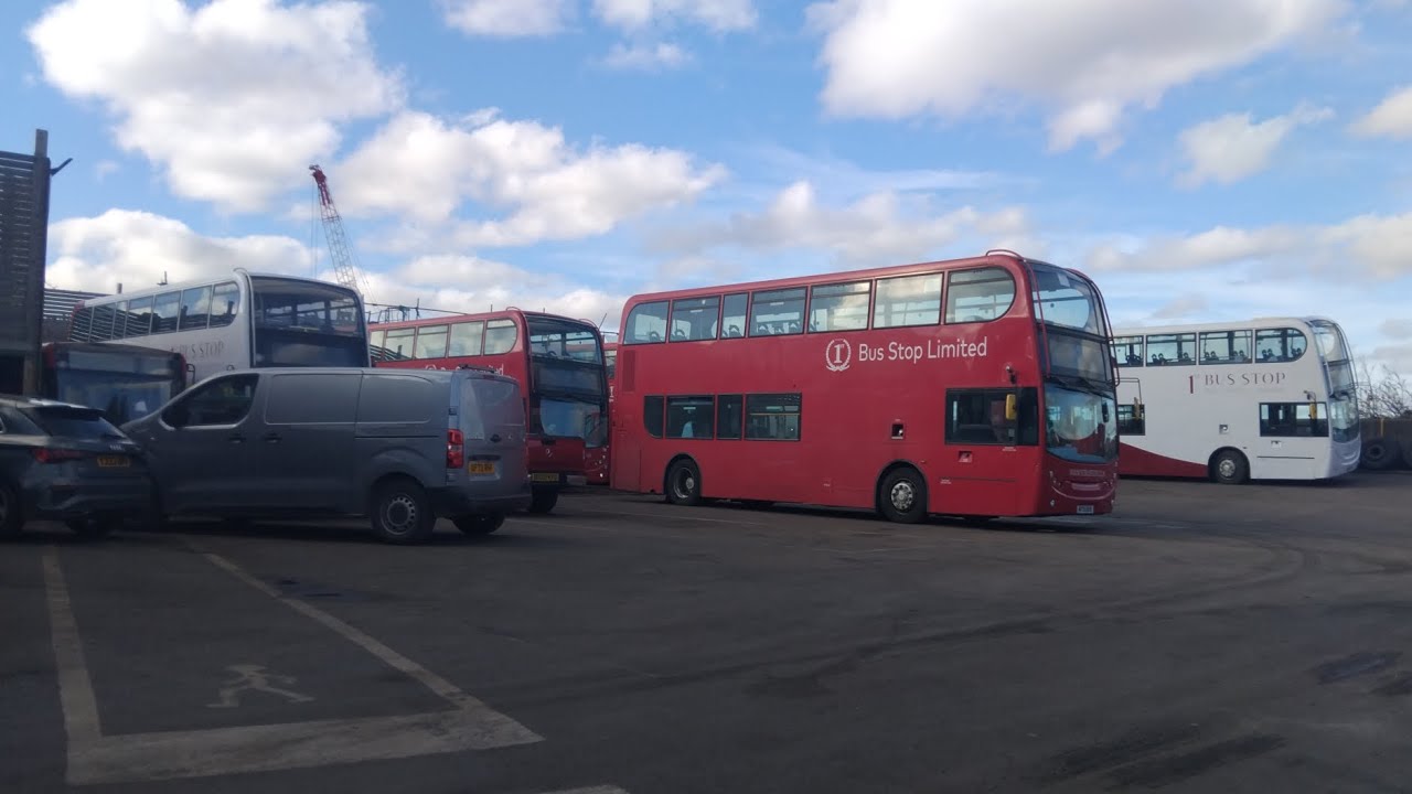 A Full Tour Yard Visit at the 1st Bus Stop Limited Bus Yard of Ex/Former London Buses - 24/02/2026