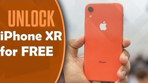 Unlock iPhone XR Free - How To Unlock An iPhone XR - Passcode & Network Sim Unlock